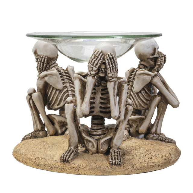5" Skeleton Glass Oil Burner - Magick Magick.com