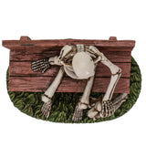 5" Skeleton Statue - Skull and Dog - Magick Magick.com