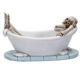 5" Skeleton Statue - Skull in the Bath - Magick Magick.com