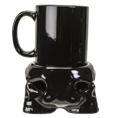 5" Tealight Mug Warmer - Skull (Mug Included) - Magick Magick.com