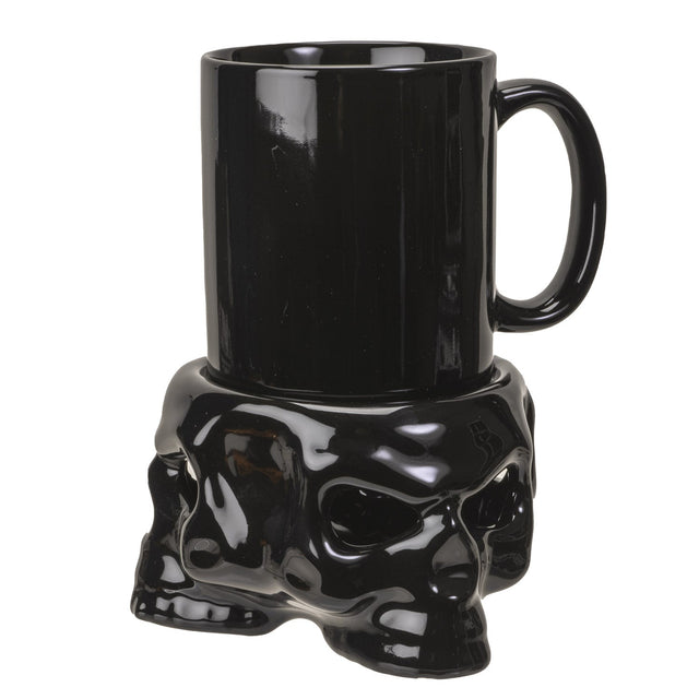 5" Tealight Mug Warmer - Skull (Mug Included) - Magick Magick.com