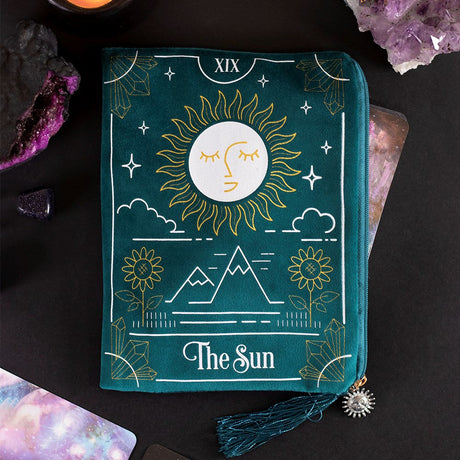 5" The Sun Tarot Card Zipper Pouch - Magick Magick.com