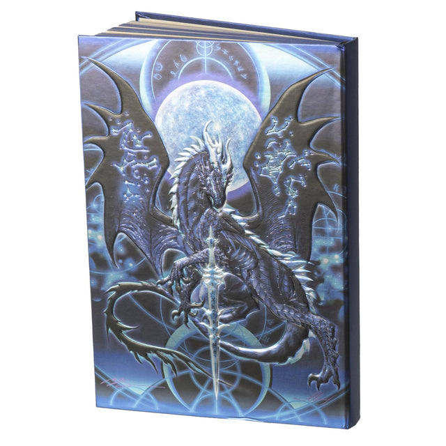 5" x 7" Hardcover Journal - Night Blade Dragon - Magick Magick.com