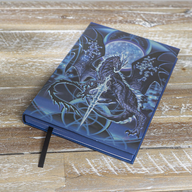 5" x 7" Hardcover Journal - Night Blade Dragon - Magick Magick.com