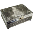 5" x 7" White Metal Lined Box - Medicine Buddha - Magick Magick.com