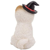 5.25" Boo Dog with Halloween Hat Statue - Magick Magick.com