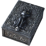 5.25" Fortune Telling Black Cat Tarot Box - Magick Magick.com