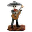 5.5" Day of the Dead Statue - Mariachi Band - Bassist - Magick Magick.com