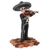 5.5" Day of the Dead Statue - Mariachi Band - Violin - Magick Magick.com