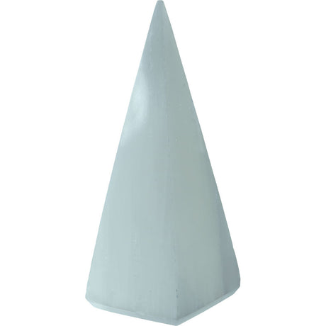 5.5" Gemstone Pyramid - Selenite - Magick Magick.com