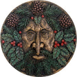 5.5" Greenman Winter Wall Plaque - Magick Magick.com