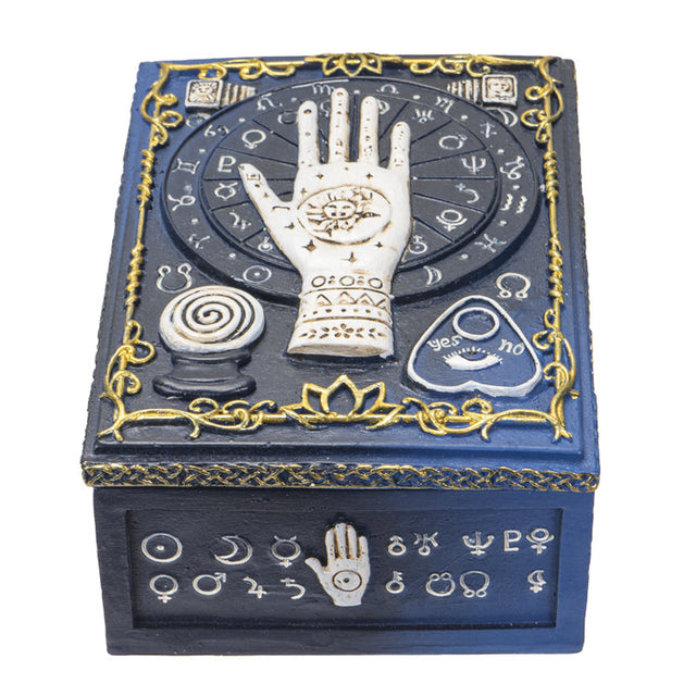 5.5" Palmistry Display Tarot Box - Magick Magick.com
