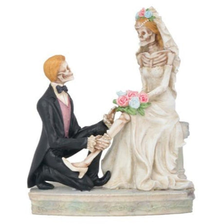 5.5" Skeleton Statue - Love Never Dies Couple - Magick Magick.com