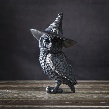 5.5" Wizard Owl Statue - Magick Magick.com