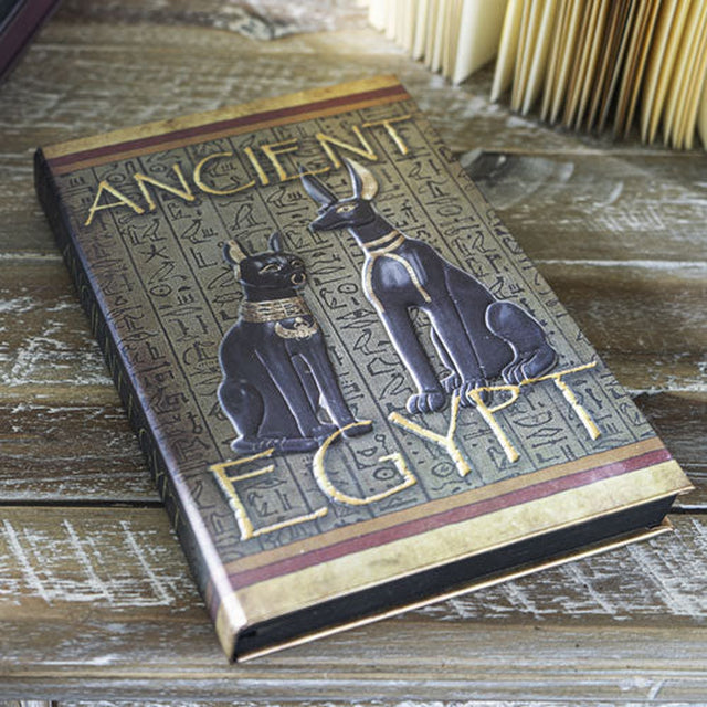 5.5" x 8.25" Hardcover Journal - Embossed Ancient Egypt - Magick Magick.com