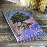 5.5" x 8.25" Hardcover Journal - Embossed Tree of Life - Magick Magick.com