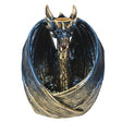 5.7" Blue Dragon Wings Backflow Incense Burner - Magick Magick.com