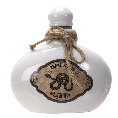 5.7" Ceramic Bottle - Snake Poison - Magick Magick.com