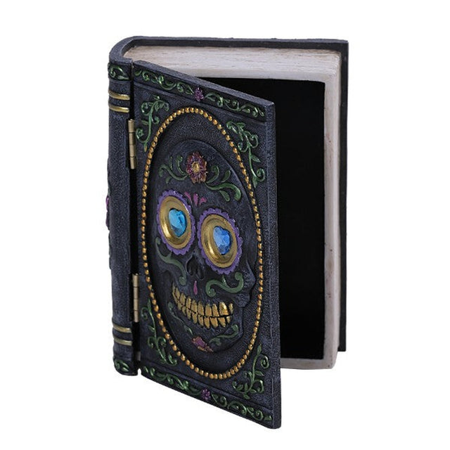 5.75" Day of the Dead Skull Display Box - Magick Magick.com