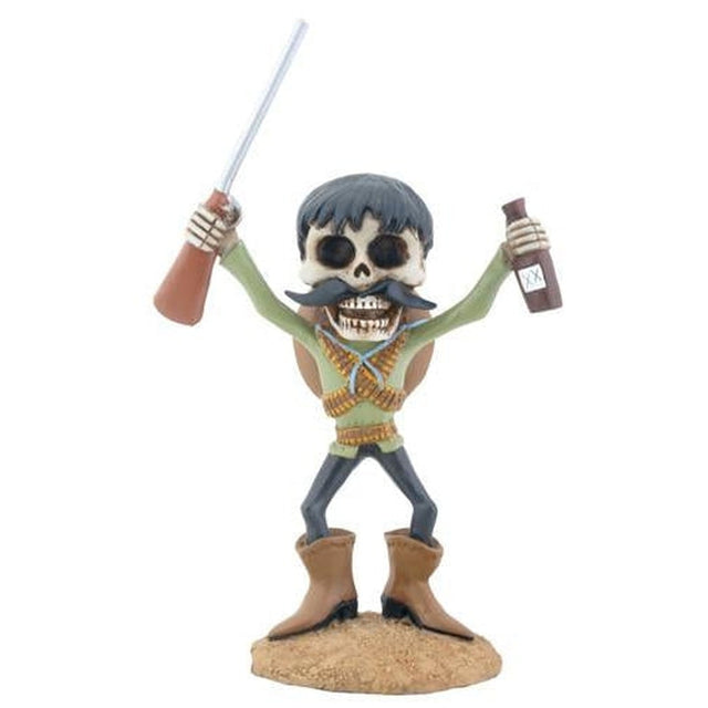 5.75" Day of the Dead Statue - Big Head Bandito - Magick Magick.com