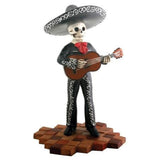 5.75" Day of the Dead Statue - Mariachi Band - Guitar - Magick Magick.com