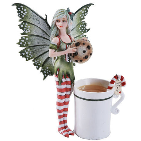 5.75" Fairy Statue - Christmas Cup Fairy - Magick Magick.com