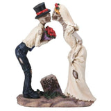 5.75" Skeleton Statue - Gazing Couple - Magick Magick.com