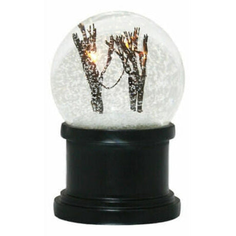 6" Barren Winter Trees with Lights Water Globe - Magick Magick.com