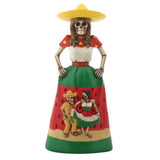 6" Day of the Dead Statue - Sandia Senorita - Magick Magick.com