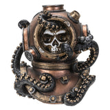 6" Kraken Skull Backflow Incense Burner - Magick Magick.com