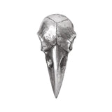 6" Raven Skull Hand Mirror (Antique Silver) - Magick Magick.com