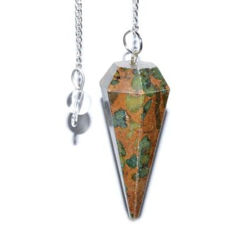 6-Sided Pendulum - Ocean Jasper - Magick Magick.com