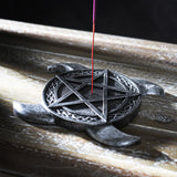 6" Triple Moon Stick Incense Burner - Magick Magick.com