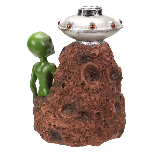 6" UFO Alien Cave Backflow Incense Burner - Magick Magick.com