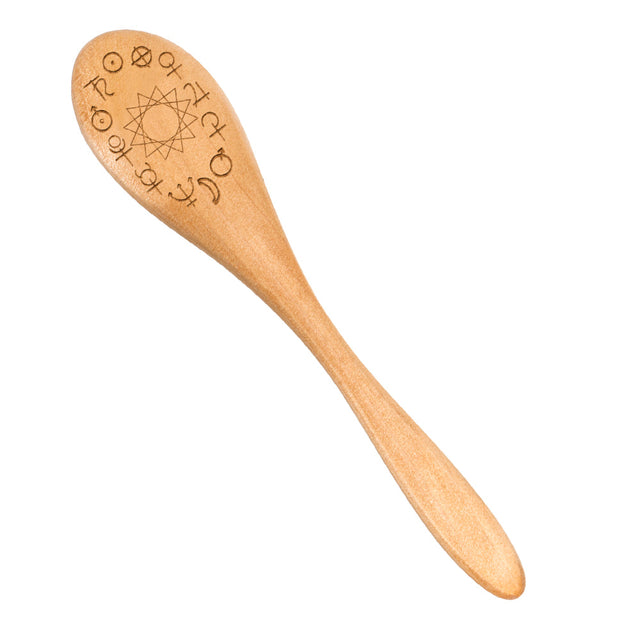 6" Wooden Spoon - Alchemy - Magick Magick.com