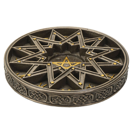 6" Zodiac Signs Round Tealight Candle Holder - Magick Magick.com