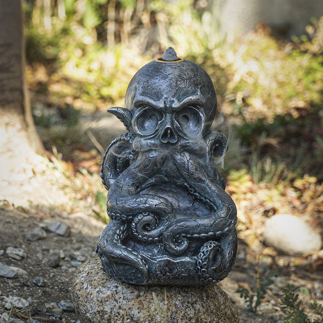 6.18" Cthulhu Backflow Incense Burner - Magick Magick.com