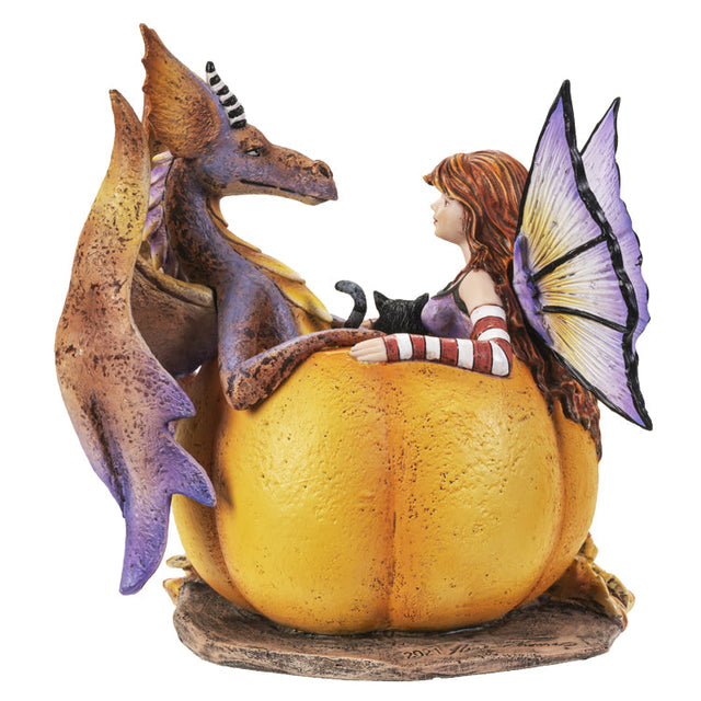 6.2" Amy Brown Fairy Statue - Halloween Hangout Dragon - Magick Magick.com