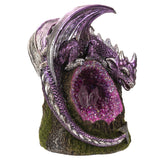 6.2" Dragon Geode Statue (LED Light Up) - Magick Magick.com