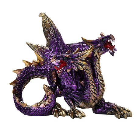 6.25" Dragon Statue - Double Headed Dragon - Magick Magick.com