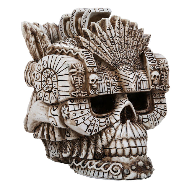 6.25" Montezuma Skull Statue - Magick Magick.com