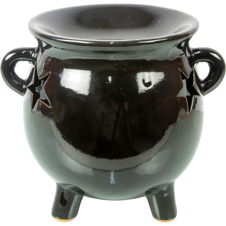 6.5" Ceramic Oil Burner - Cauldron - Magick Magick.com