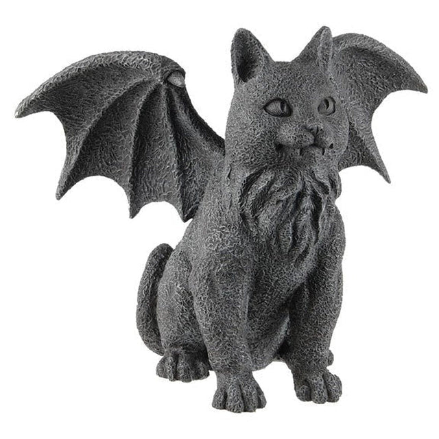6.5" Gargoyle Statue - Winged Cat - Magick Magick.com