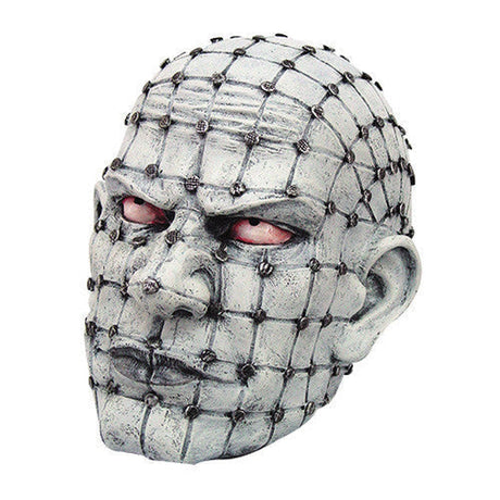 6.5" Studded Zombie Skull Resin Statue - Magick Magick.com