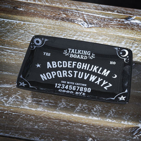6.5" Talking Board Ouija Ceramic Trinket Dish - Magick Magick.com