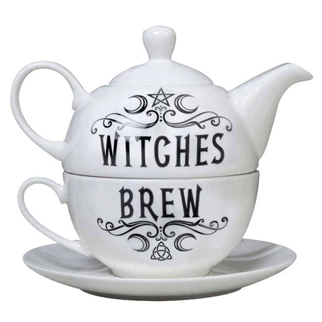 6.5" Tea Cup and Saucer Set - Witches Brew - Magick Magick.com