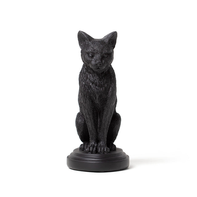 6.7" Faust's Familiar Cat Candle Holder - Magick Magick.com