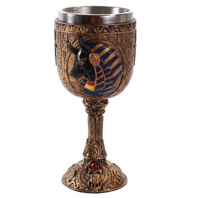 6.75" Chalice / Goblet - Anubis - Magick Magick.com