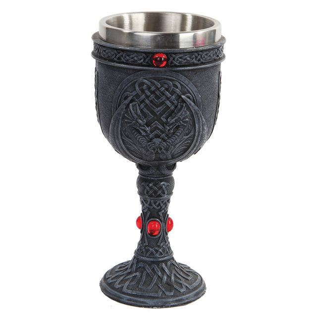 6.75" Chalice / Goblet - Celtic Dragon - Magick Magick.com