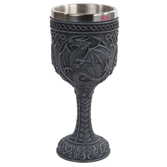 6.75" Chalice / Goblet - Embossed Dragon - Magick Magick.com